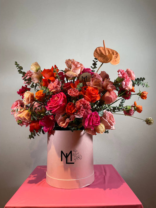 Arreglo "Boîte en Rose"