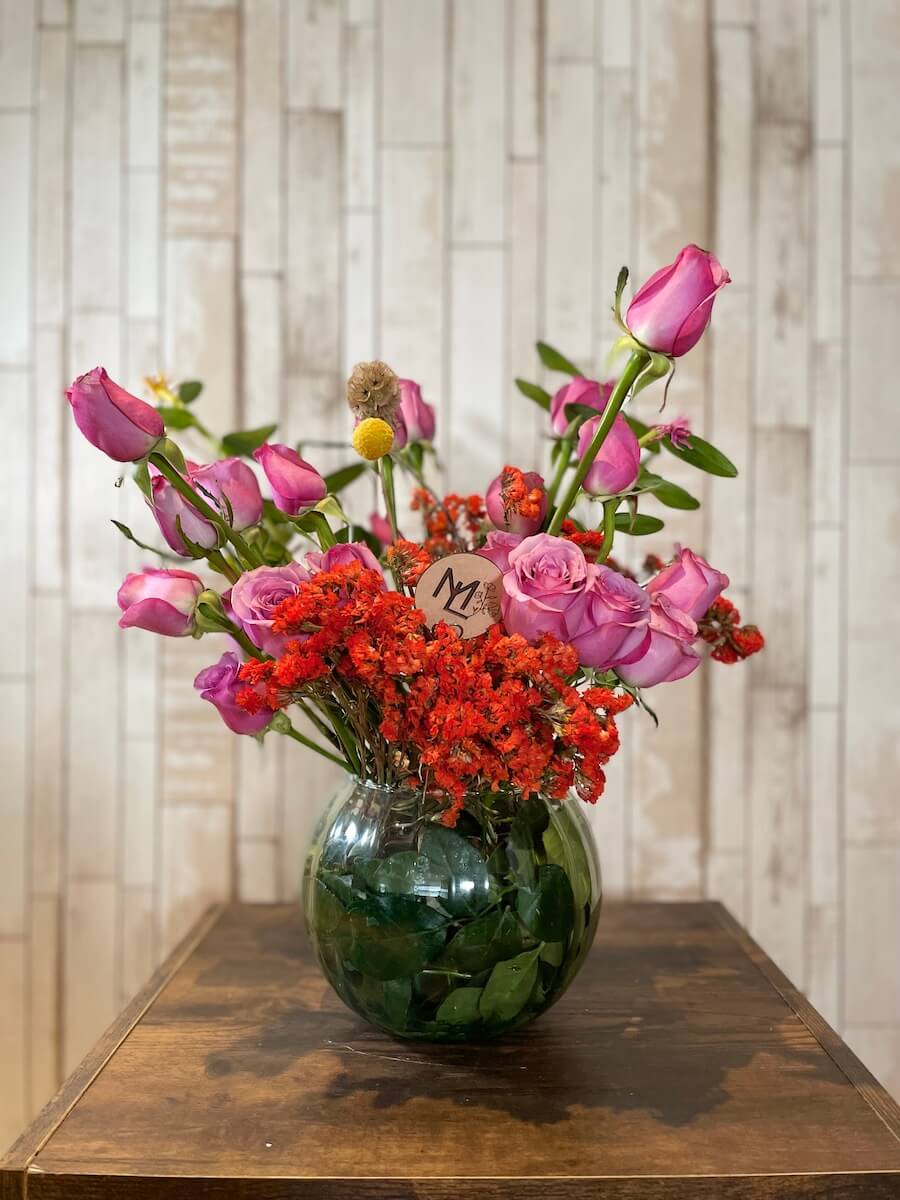Arreglo "Roses des Cristal"
